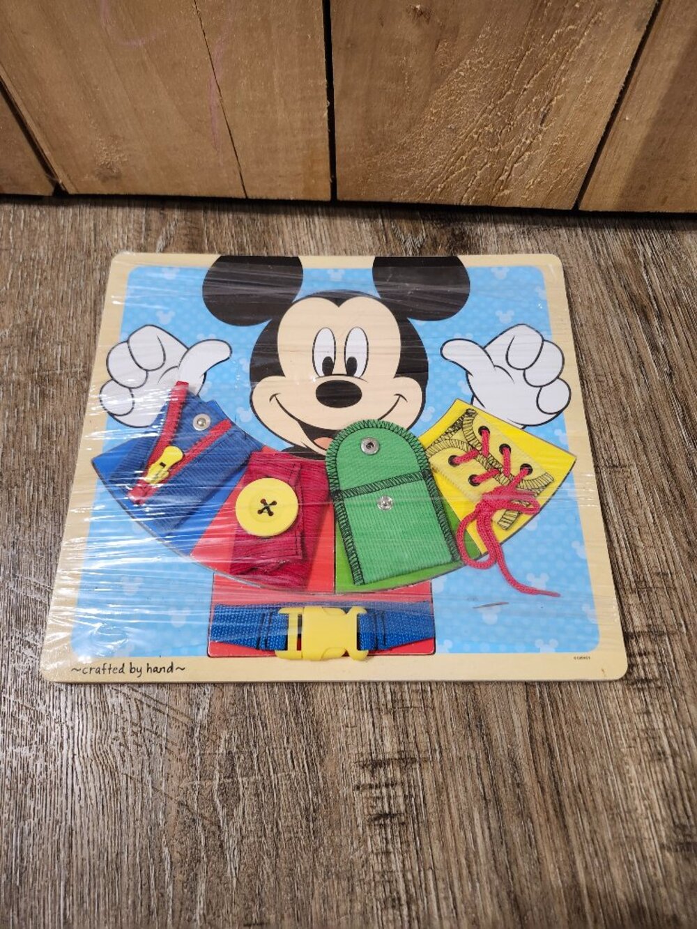 Mickey Mouse wooden basic skills board